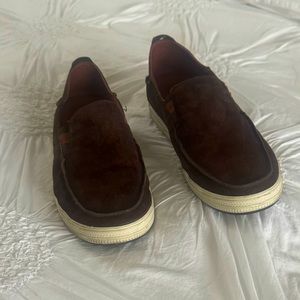 OLUKAI men’s brown slip ons (Pahono style!), size 10